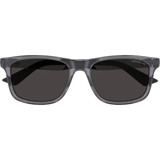 Montblanc MB0432S Occhiali da Sole Quadrati Grigio Uomo