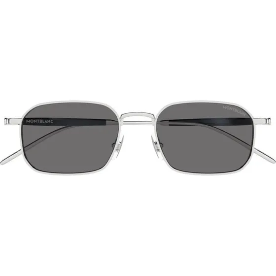 Montblanc MB0441S Occhiali da Sole Uomo Argento Squadrati