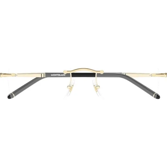 Montblanc MB0444O Occhiali da Vista Squadrati Oro per Uomo
