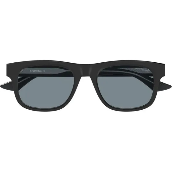 Montblanc MB0421S Occhiali da Sole Uomo Neri Squadrati 53mm
