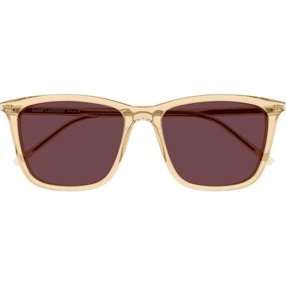 Saint Laurent SL 851 Occhiali da Sole Squadrati Giallo e Viola