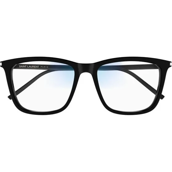 Saint Laurent SL 851 Occhiali da Sole Squadrati Nero Trasparente
