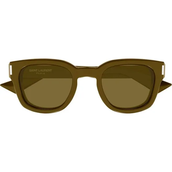 Saint Laurent SL 838 Occhiali da Sole Unisex Pantos Marrone