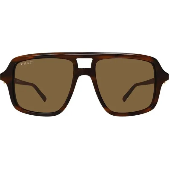 Gucci GG2052S Occhiali da Sole Donna Pilot Avana Marrone 53mm