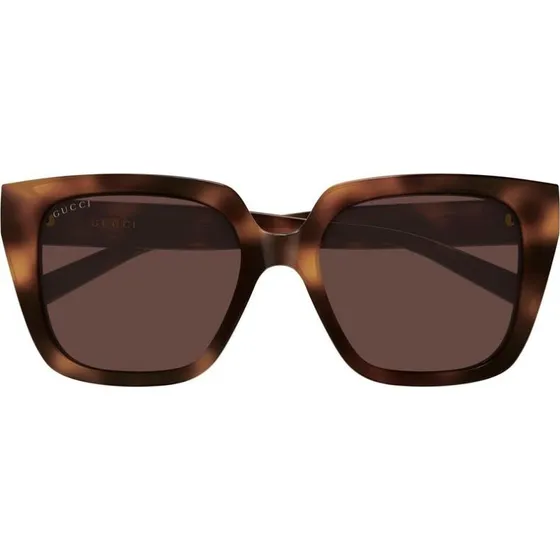 Gucci GG2102S Occhiali da Sole Donna Farfalla Avana Marrone 54mm