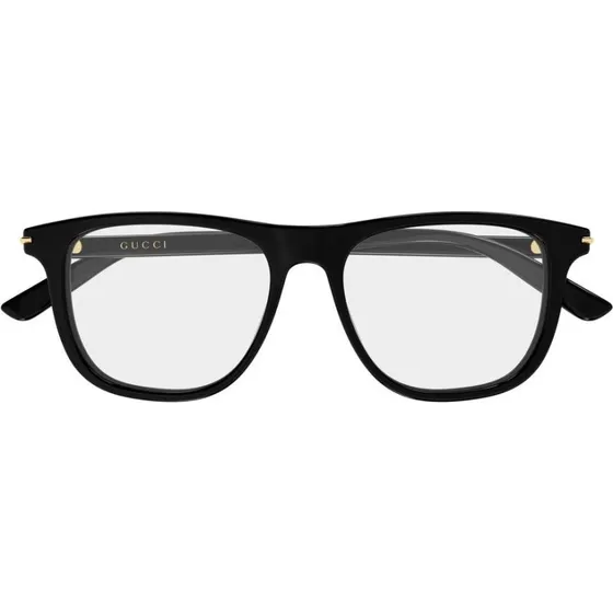 Gucci GG2130O Occhiali da Vista Uomo Squadrati Neri