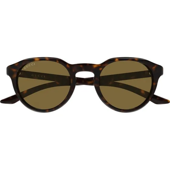 Gucci GG2079S Occhiali da Sole Uomo Havana Rotondi Marroni