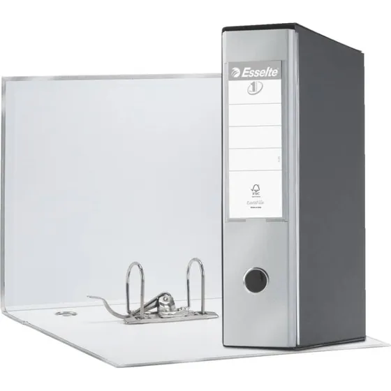 Esselte Eurofile G53 Grigio Metallizzato Dorso 8cm