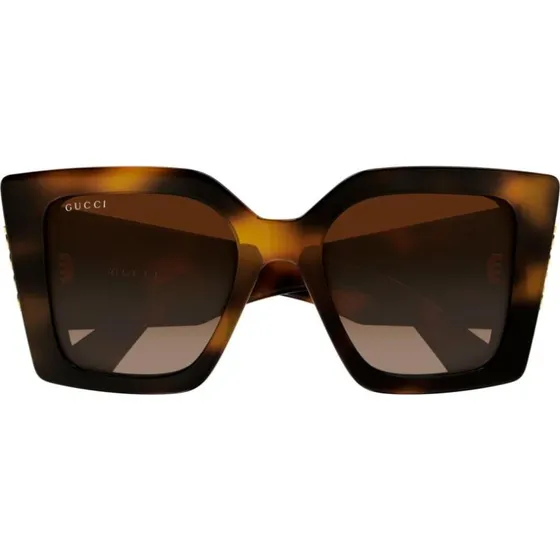 Gucci GG2039S Occhiali da Sole Donna Farfalla Avana Marrone 51mm