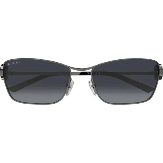 Gucci GG2045S Occhiali da Sole Cat-Eye Rutenio e Lenti Grigie