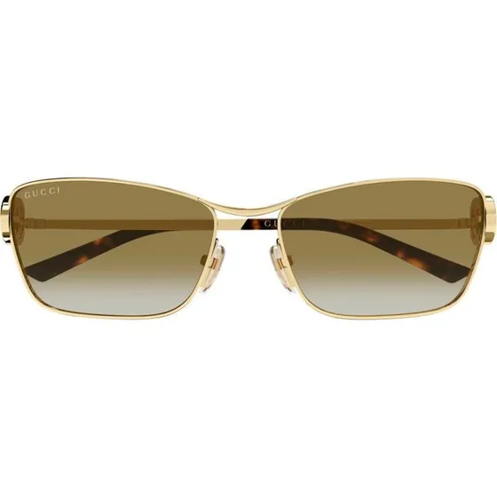 Gucci GG2045S Occhiali da Sole Cat-Eye Oro e Marrone 58mm