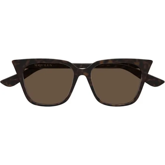 Alexander McQueen Occhiali da Sole Cat-Eye AM0556S Avana Marrone