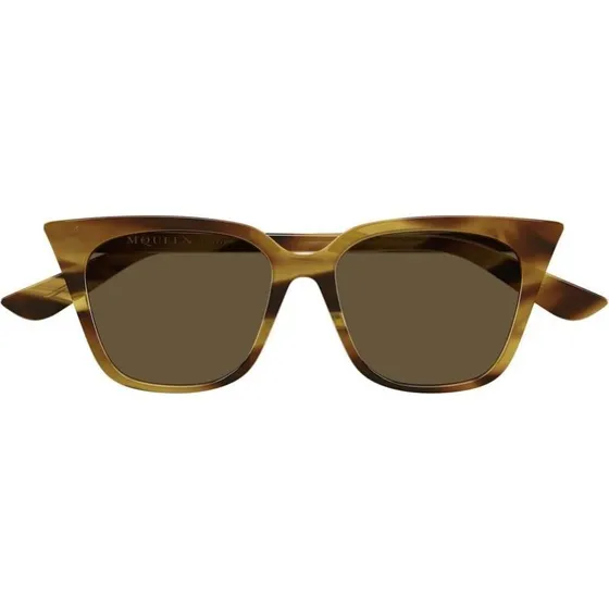 Alexander McQueen AM0556S Occhiali da Sole Cat-Eye Marrone