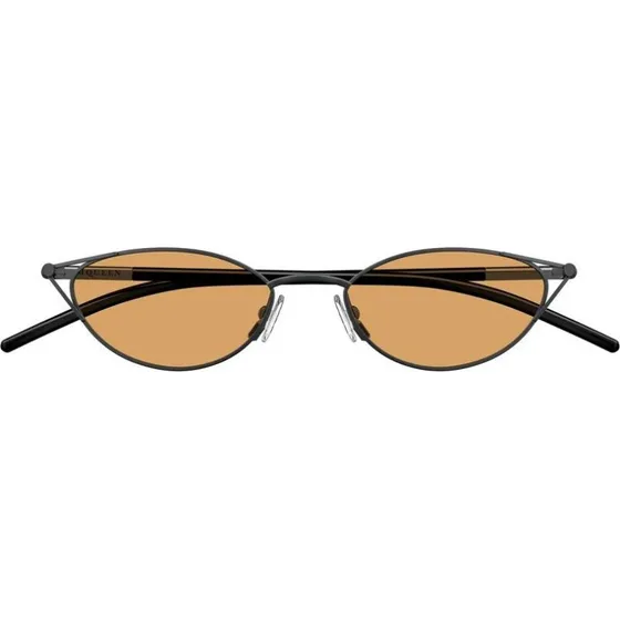 Alexander McQueen Occhiali da Sole Cat-Eye AM0563S Rutenio Arancione
