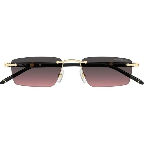 Montblanc MB0484S Occhiali da Sole Uomo Oro e Viola 54mm