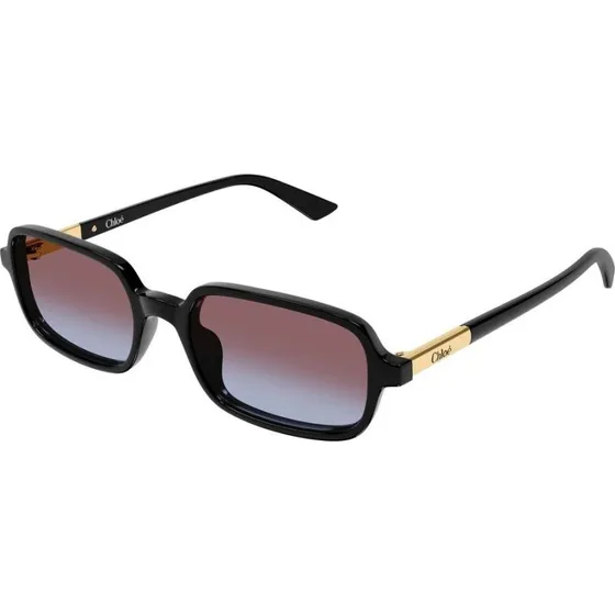 Chloé Ch0363S Occhiali da Sole Rettangolari Nero e Grigio