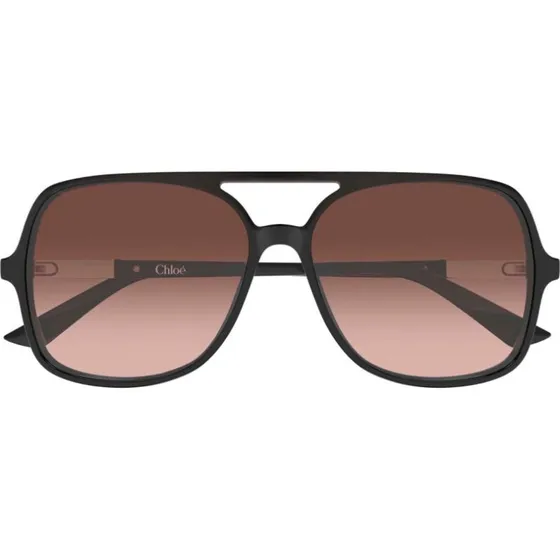 Chloé CH0364S Occhiali da Sole Pilot Donna Grigio e Lenti Rame
