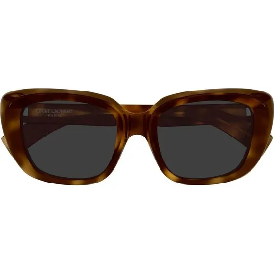 Saint Laurent SL 857 Occhiali da Sole Cat-Eye Avana Grigio 53mm