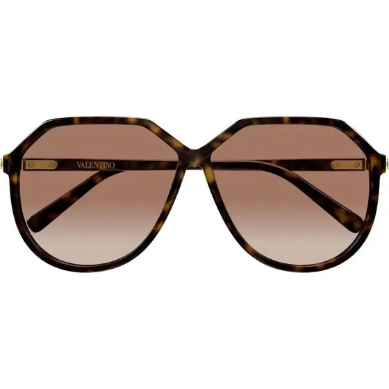 Valentino VG0026S Occhiali da Sole Donna Avana Pilot 61mm
