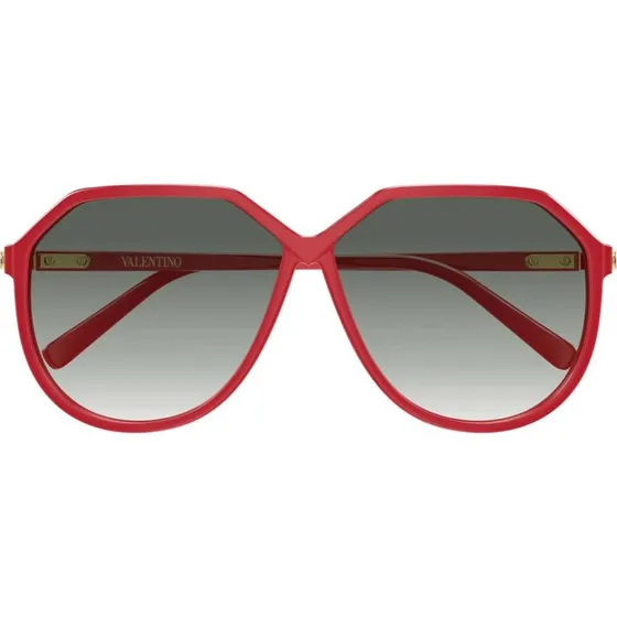 Valentino VG0026S Occhiali da Sole Donna Rosso Pilot Grigio