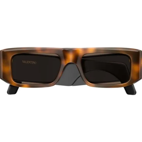 Valentino VG0005S Occhiali da Sole Donna Avana Rettangolari 52mm