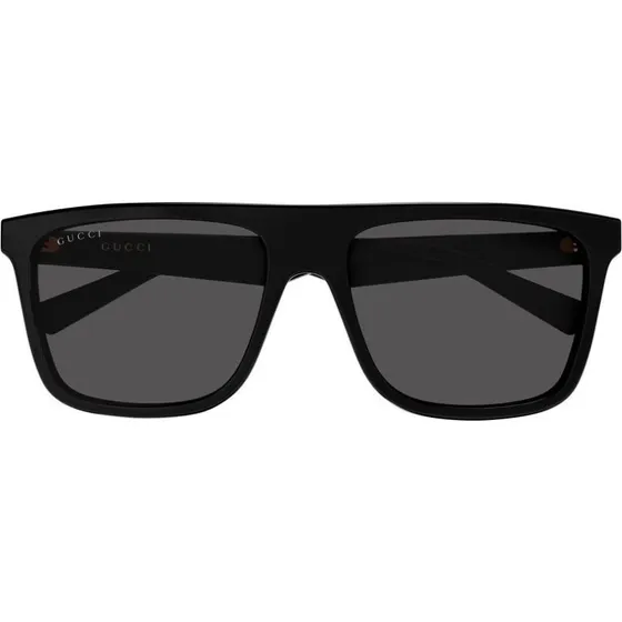 Gucci GG2182S Occhiali da Sole Uomo Squadrati Nero/Grigio 57mm
