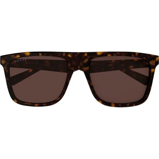 Gucci GG2182S Occhiali da Sole Uomo Squadrati Havana Marrone 57mm
