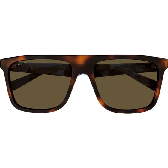 Gucci GG2182S Occhiali da Sole Uomo Squadrati Avana Marrone 57mm