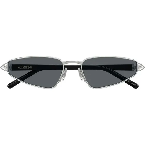 Valentino VG0035S Occhiali da Sole Cat-Eye Argento con Lenti Grigie