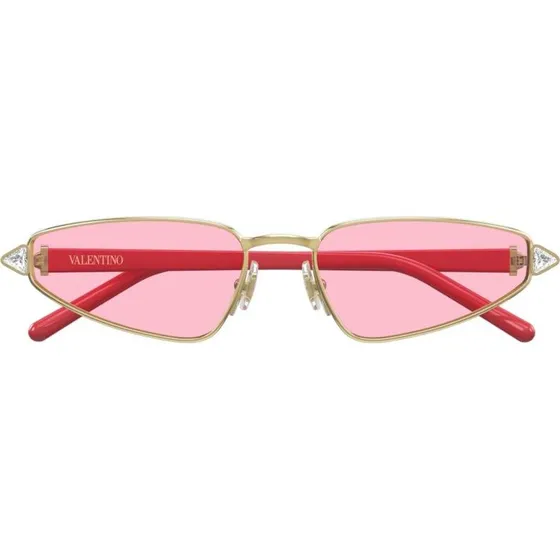 Valentino VG0035S Occhiali da Sole Cat-Eye Oro e Lenti Rosa 57mm