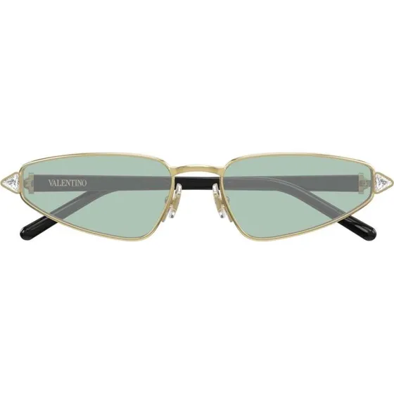Valentino VG0035S Occhiali da Sole Cat-Eye Oro e Lenti Verdi