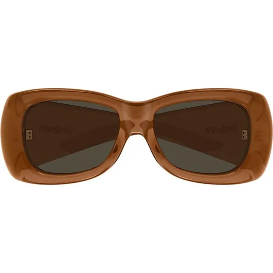 Saint Laurent SL 901 Howl Occhiali da Sole Squadrati Marroni