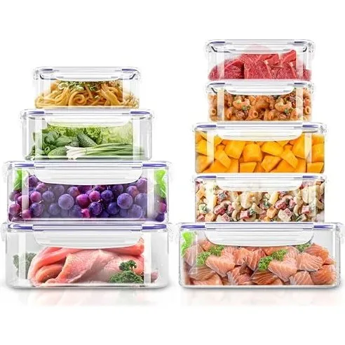 KICHLY 18 pezzi contenitori plastica a tenuta stagna Blu