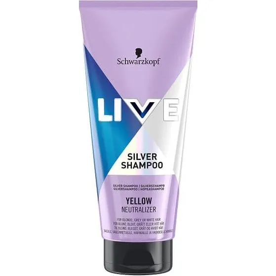 Schwarzkopf Live Shampoo Argento per Capelli Biondi 200 ml