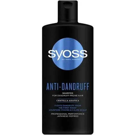 Syoss Shampoo Antiforfora con Erba Tigre, 440 ml