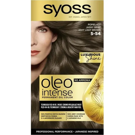 Syoss Oleo Intense 5-54 Castano Chiaro Cenere