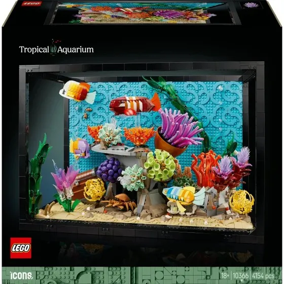 LEGO Icons Acquario Tropicale 10366, 4154 pezzi