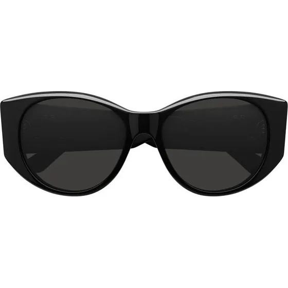 Balenciaga BB0455S Occhiali da Sole Geometrici Nero e Grigio