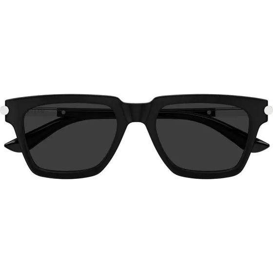 Alexander McQueen Occhiali da Sole AM0519S Squadrati Neri e Grigi