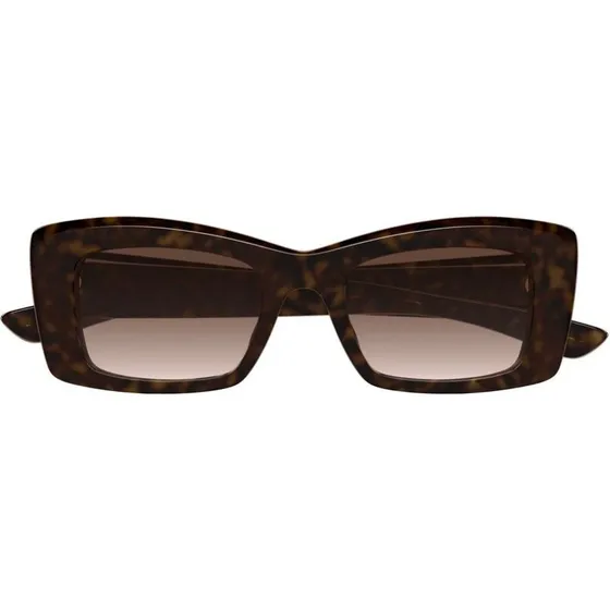Alexander McQueen AM0526S Occhiali da Sole Farfalla Havana
