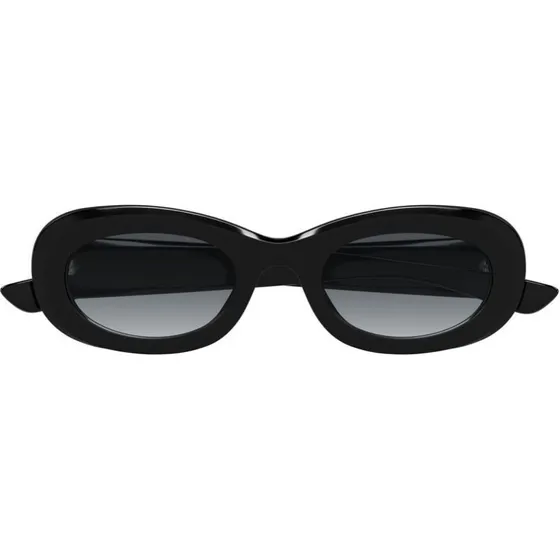Alexander McQueen AM0527S Occhiali da Sole Donna Neri Rotondi