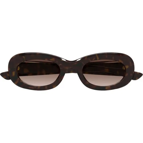 Alexander McQueen Occhiali da Sole AM0527S Donna Avana Rotondi