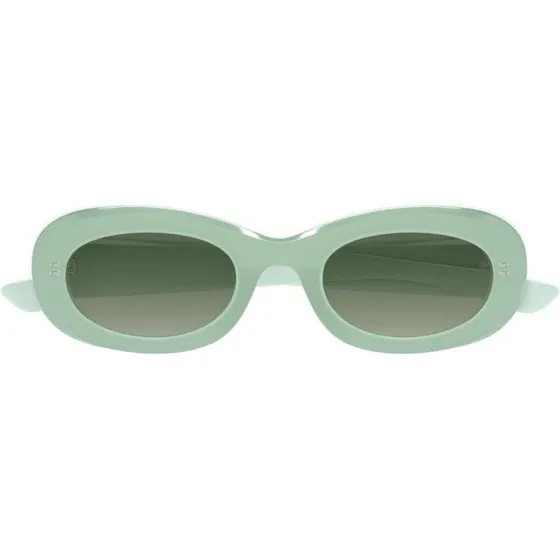 Alexander McQueen Occhiali da Sole AM0527S Verdi Rotondi