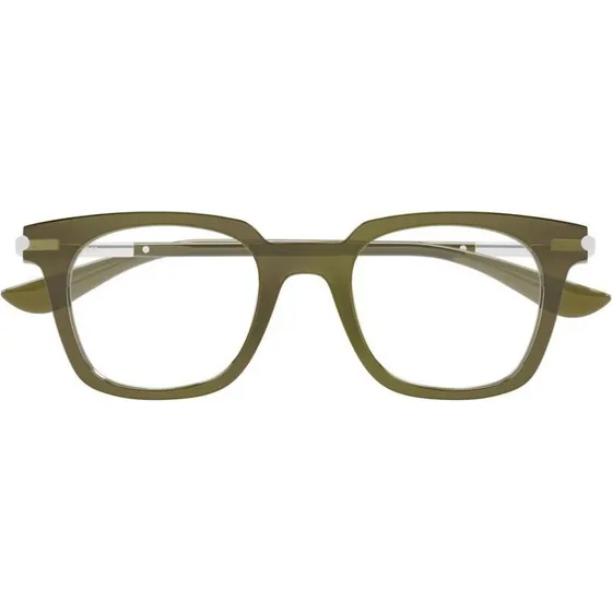 Alexander McQueen AM0521O Occhiali da Vista Squadrati Verdi