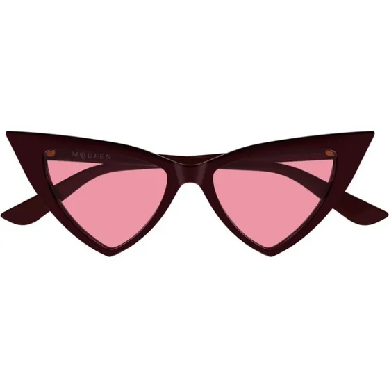 Alexander McQueen Occhiali da Sole Cat-Eye Rosso e Rosa AM0518S