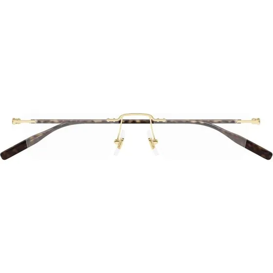 Montblanc MB0431O Occhiali da Vista Uomo Rettangolari Oro