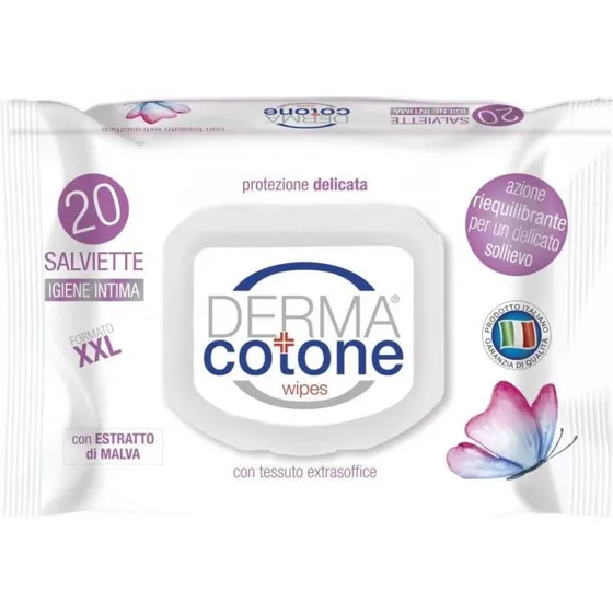 Dermacotone Salviette Intime Pop Up, 20 pezzi