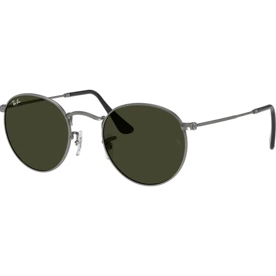 Ray-Ban RB3447 Round Metal Occhiali da Sole Unisex Grigio G15
