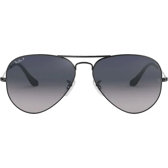 Ray-Ban Aviator RB 3025 Large Metal Rutenio Blu Polarizzato