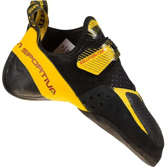 La Sportiva Solution Comp Black Yellow 42